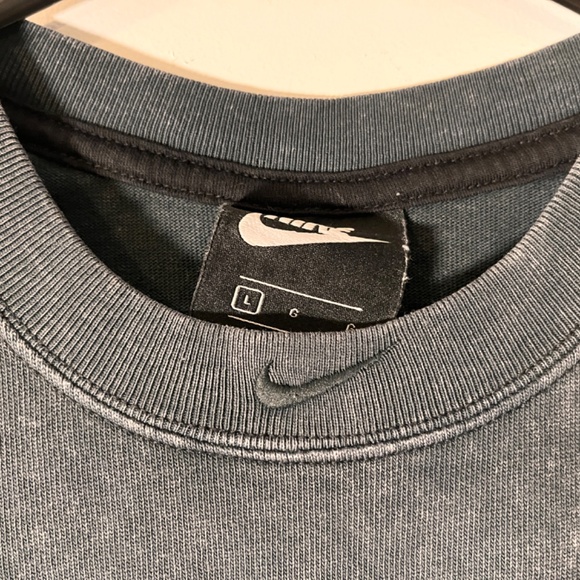 Nike Sportswear Black Washed Crop Tank Top - Picture 4 of 4